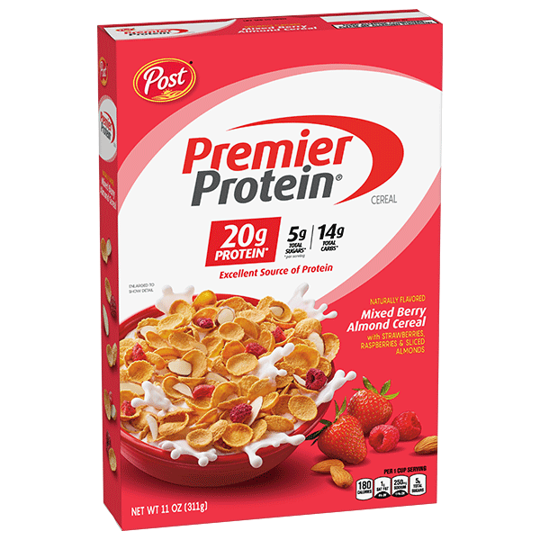 Premier Protein Mixed Berry Almond Cereal